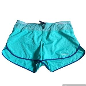 Patagonia Teal Strider Activewear Running Shorts US S